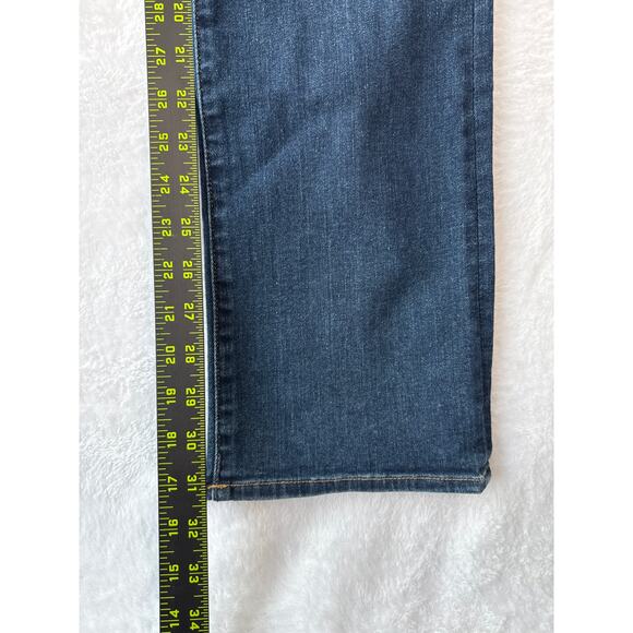 Hudson Signature Bootcut Jeans Womens Size 27 Dark Blue Denim Flap Pockets - Picture 6 of 9